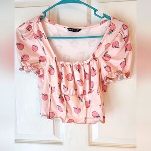 Peach Top Shein Size M